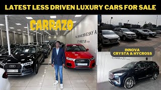 UNDER WARRANTY  LUXURY CARS FOR SALE AT CARRAZO  LESS DRIVEN BMW MERCEDES AUDI JAGUAR FORTUNER [upl. by Kara-Lynn]