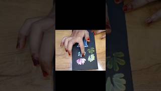 Finger painting art easyflowerdrawingforkids de designer kamar [upl. by Uriisa771]