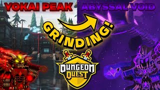 PREPARING FOR THE NEW ABYSSAL VOID DUNGEON Dungeon quest [upl. by Anrol]