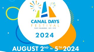 Canal Days Preview [upl. by Olivette]