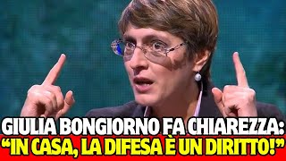 🔴GIULIA BONGIORNO FA CHIAREZZA quotIN CASA LA DIFESA È UN DIRITTOquot [upl. by Yarb]