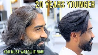 BEAUTIFUL HAIR TRANSFORMATION 🔥 MENS HAIRCUT amp BEARED ★ [upl. by Merrilee912]