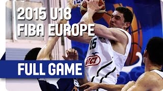 Lithuania v Bosnia and Herzegovina  3rd Place Full Game  2015 U18 European Championship Men [upl. by Eelatan]