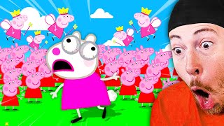 1000 PEPPA PIGs vs 1 Suzy Animation Funny [upl. by Ileane]