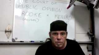 Justice Rooke Vs Freeman Menard Court of Public Opinion  Canada [upl. by Alamaj]