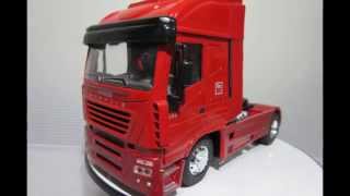 ダイキャストミニカー トラック 改造 イベコ Newray custom Iveco STRALIS 480 scale132 [upl. by Hamilah586]