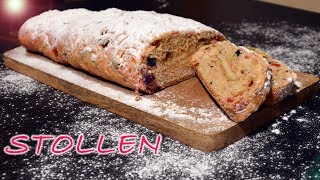 Stollen with Dried Cherries Christmas Recipe [upl. by Eterg]