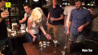 Bar Game 2 Bar Pong Барные игры от BarTrip в барах Москвы MAIN BAR [upl. by Hastings239]