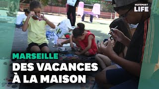 À Marseille ces associations colorent les journées des enfants qui ne partent pas en vacances [upl. by Bratton]