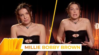 Millie Bobby Brown on her Netflix relationship after Stranger Things  Damsel interview [upl. by Wylde]