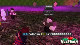 Getting to level 9000000000 in Vesteria [upl. by Dianne]