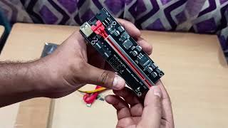 Connect GPU with PCIE Riser amp Splitter  Pi Pcie Riser Review [upl. by Lrae930]