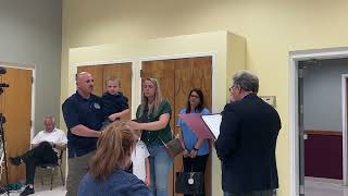 Phillipsburg Police Officer Tim Burger Jr Receives Proclamation June 6 2023 [upl. by Rolanda]