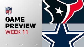 Houston Texans vs Dallas Cowboys  2024 Week 11 Game Preview [upl. by Magan]