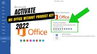 FREE MS OFFICE ACTIVATION TUTORIAL 2022 MS OFFICE 2010 2013 2016 2019 ALL FOR FREE  Rookie Koo [upl. by Shoshanna]