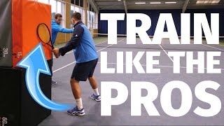 Tennis Drills  How To Train Like A Pro [upl. by Jamesy]