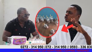 Otwinoko receives cupping treatment live on camera to confirm miracles [upl. by Neelhtakyram481]