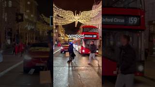 Beautiful Christmas Lights 🇬🇧❤️ london travel walkinglondon londonwalk christmas [upl. by Akayas865]