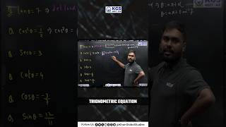 Trigonometric Equation🔥📚 Maths By Vishal Sir neetjee maths trigonometric trigonometricequations [upl. by Johann]