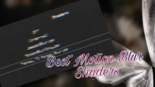 The Cleanest Motion Blur Shaders for Minecraft 189 FPS BOOST [upl. by Atlee]