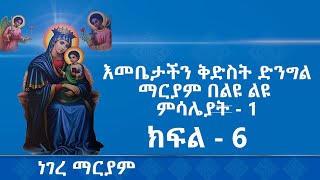 MK TV  ትምህርተ ሃይማኖት  ክፍል  6  እመቤታችን ቅድስት ድንግል ማርያም በልዩ ልዩ ኅብረ ምሳሌያት [upl. by Enyr]