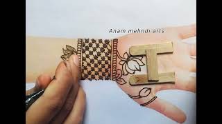 easy mehndi ka design for front hands  easy mehndi  simple mehndi youtubevideo viralvideo new [upl. by Rye]