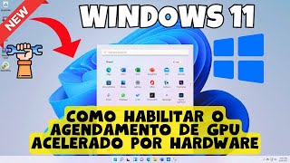 Como habilitar o agendamento de GPU acelerado por hardware no Windows 11 [upl. by Kondon310]