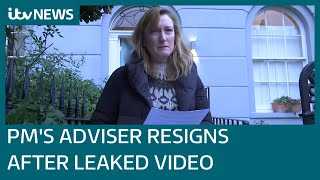 Boris Johnson apologises and former aide Allegra Stratton resigns after leaked video  ITV News [upl. by Humpage251]