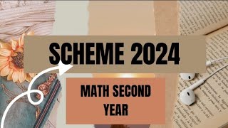 12th Class Math Pairing Scheme 2024 2nd year Math Paper Scheme 2024 all boards [upl. by Nadabus]