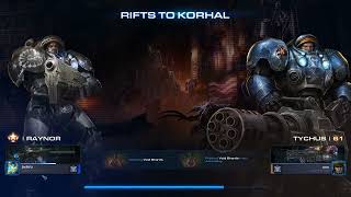 STARCraFT2 sc2 coop BRUTAL SEIRYU TH raynor rifts to korhal [upl. by Echikson]