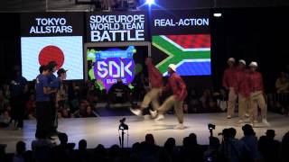 SDK EUROPE 2013 WORLD TEAM BATTLE FINALTOKYO ALLSTARS JAPAN vs REAL ACTION SOUTH AFRICA [upl. by Gonroff]