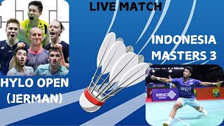 Live Match 8 Besar HYLO Open dan Indonesia Master Live Score [upl. by Esyla]