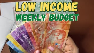 Low Income Budget  Weekly Salary  Emergency Fund [upl. by Urata]