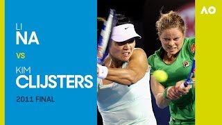 Li Na v Kim Clijsters  Australian Open 2011 Final  AO Classics [upl. by Alol]