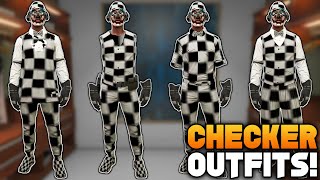 GTA 5 ONLINE HOW TO GET MULTIPLE CHECKERBOARD MODDED OUTFITS ALL AT ONCE Clothing Glitches 151 [upl. by Trask]