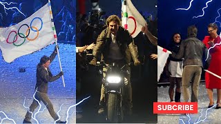 Tom Cruises MindBlowing Stunt at Paris Olympics 2024 MustSee Closing Ceremony Highlights [upl. by Swen266]