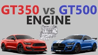 GT350 vs GT500 Engine [upl. by Wettam]