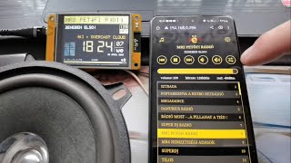 yoRadio on ESP322432s028  internet radio player  webradio player [upl. by Zamora]