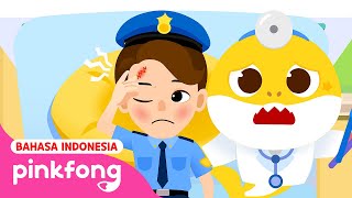 Ouchi Petugas Polisi Terluka  Kumpulan Kartun Baby Shark Rumah Sakit  Baby Shark Indonesia [upl. by Leanatan]