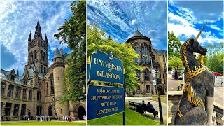 University of Glasgow CAMPUS TOUR  Were studying at HOGWARTS  Full Campus Tour 2021 [upl. by Nitz]