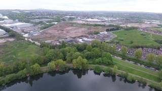 Drone Footage Westport Lake and Tunstall  StokeOnTrent Staffordshire DJi Phantom 4 [upl. by Faith]