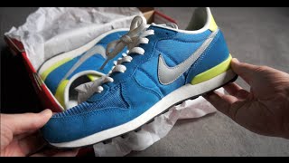 NIKE Internationalist  Military Blue  unboxing amp on feet review [upl. by Arbed]