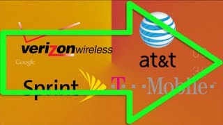 ATampT vs Verizon vs TMobile vs Sprint 2013  Network Wars 2  Phone Wars 13 [upl. by Adranoel]