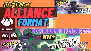 Keyforge  Alliance Format  DeckBuilding in KF WTF [upl. by Christiana236]