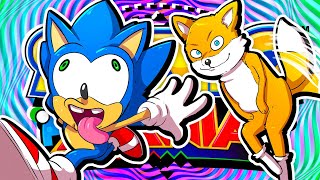 Sonic Mania como você NUNCA VIU react TioGordo [upl. by Atinniuq]