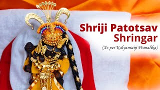 Shriji Patotsav ko Shringar  Ashtabhuja Swaroop as per Kalyanraiji Pranalika [upl. by Irolam]