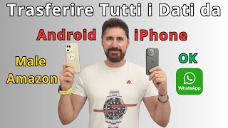 Iphone 15 Pro Come Trasferire Tutti i Dati da Android [upl. by Nosredna]