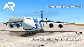 RFS Real Flight Simulator Update 253  NEW Lockheed C5B Galaxy and SAAB 340B Rework  IN 4K [upl. by Bianchi]