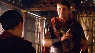 Augustus Octavian Marcus Vipsanius Agrippa and Maecenas after the Battle ROME HBO HD Scene [upl. by Nosro523]