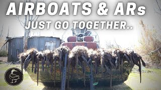 LOUISIANA Nutria Hunting from Airboat Catch Clean Cook [upl. by Epilif945]